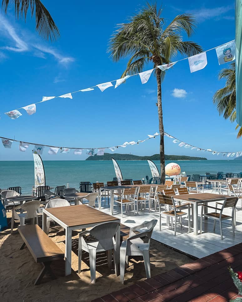 Hidden Langkawi beach bar restaurant 