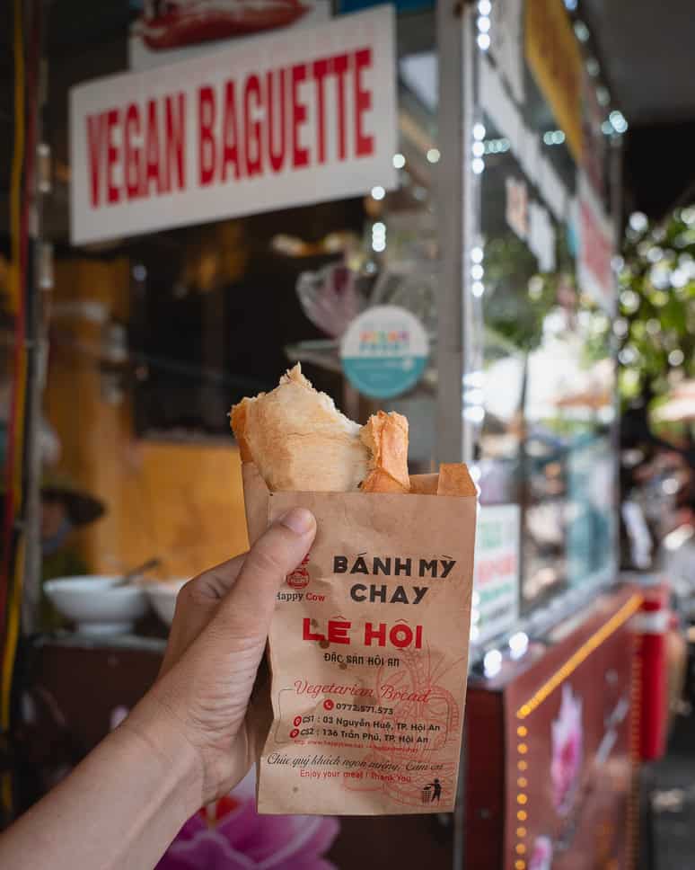 Zoek het beste vegetarische Banh Mi broodje in Vietnam 