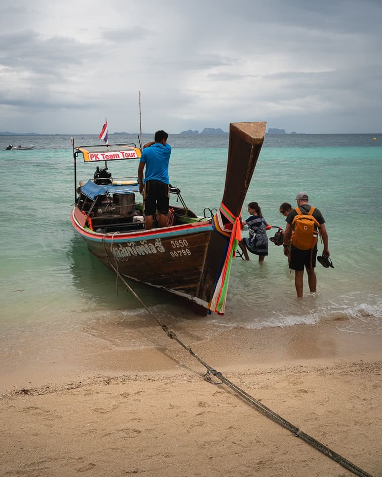 Koh Mook Snorkel Tour Boat Koh Kradang Family
