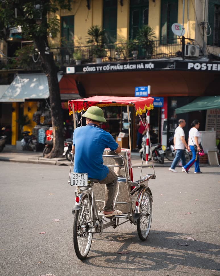 Old Quarter Hanoi Cyclo Getting around