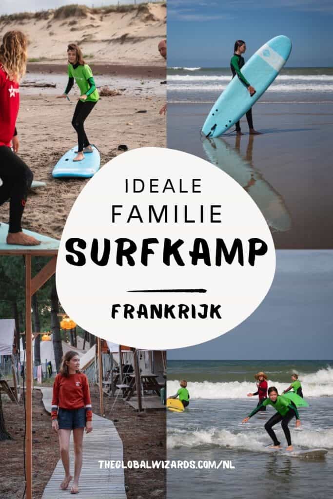 Familie Surf Kamp Ripstar Frankrijk