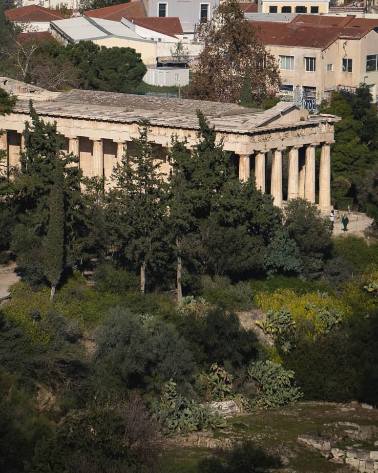 Stedentrip Athene Tempel Bezoeken