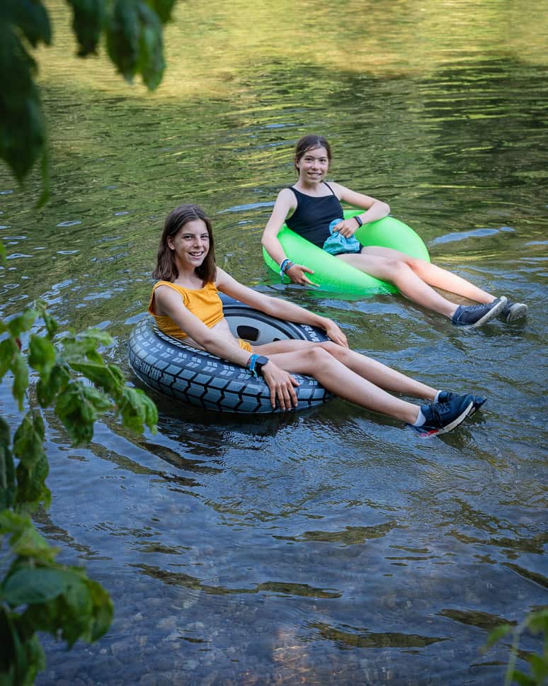 Familiereis kamperen Zuid Frankrijk Rivier Camping