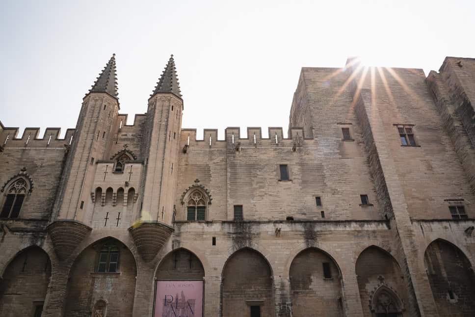 Provence Avignon Palais du Papes 