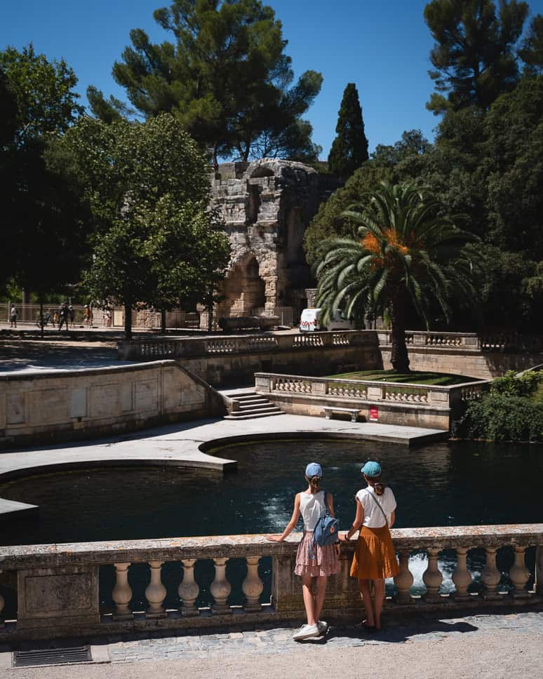 Wat te doen Nimes Provence kamperen gezin