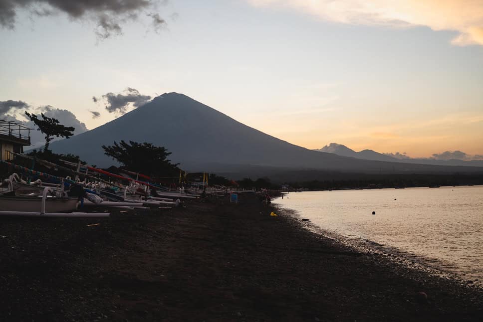 Sunset Amed Beach East Bali What to do