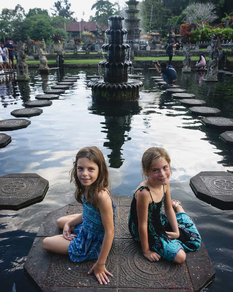 Bali sights with children Tirta gangga Water Palace Temple