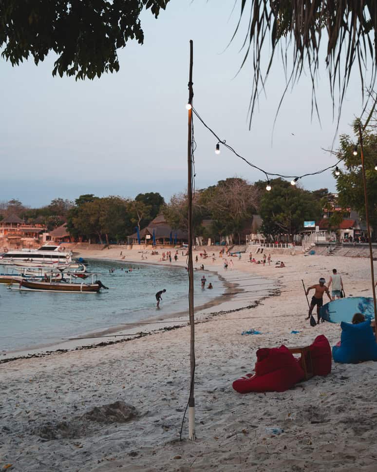 Bali Nusa Lembongan Mushroom Bay Sunset