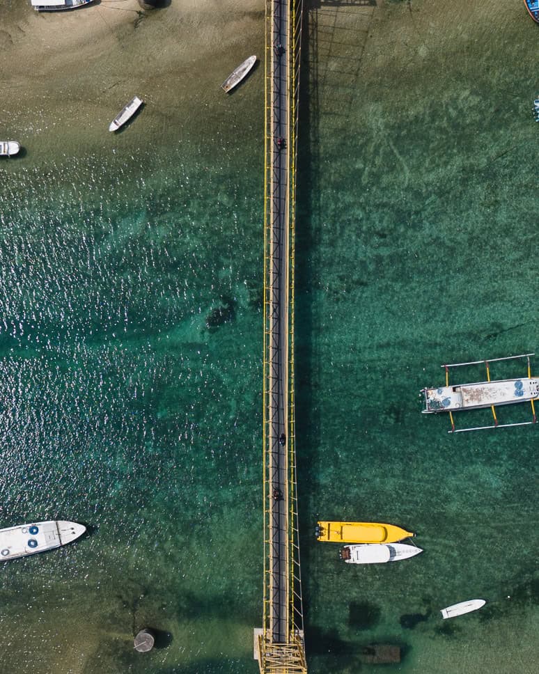 Discover Nusa Lembongan Ceningan Scooter Yellow Bridge