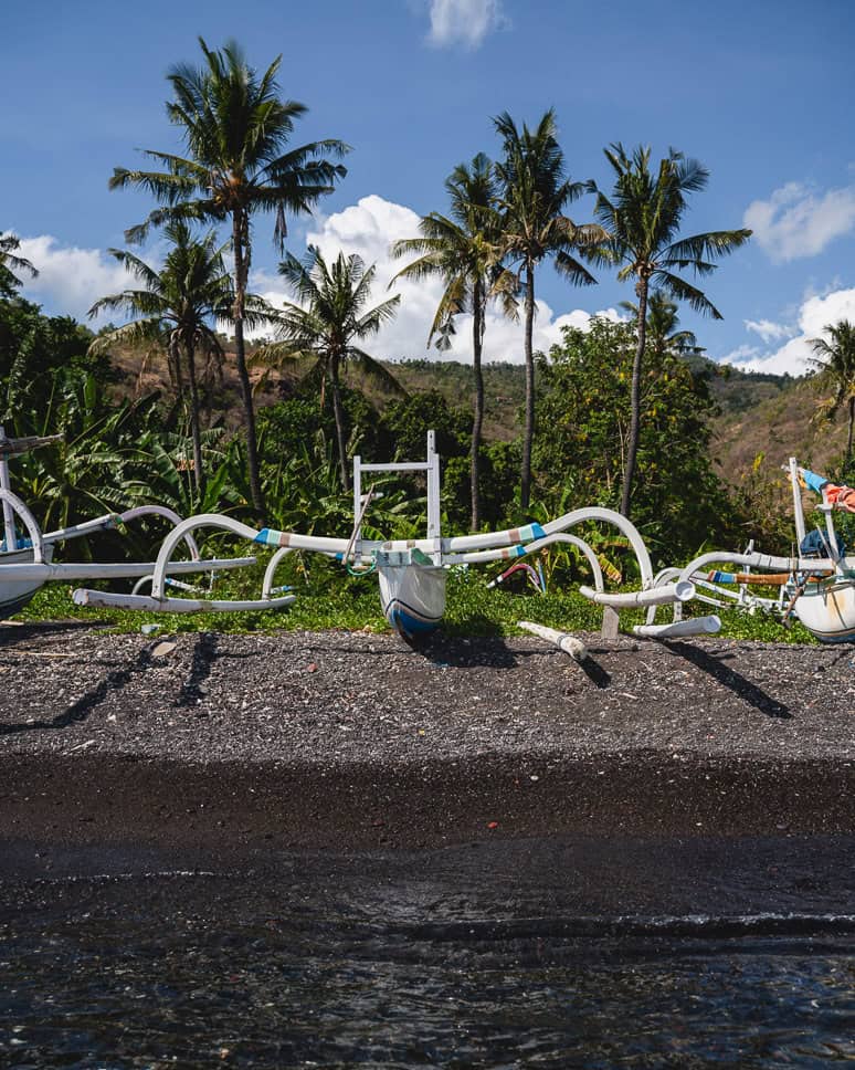 Bezienswaardigheden Amed Oost Bali Snorkelen Zwarte stranden