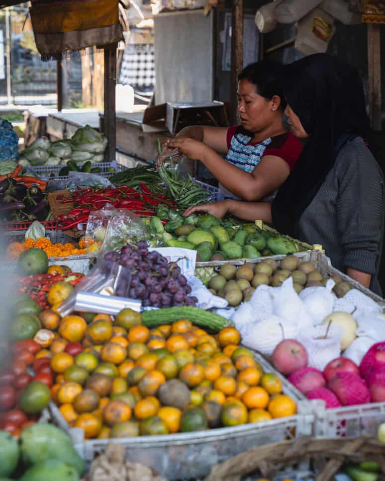 What to do in Sidemen Bali local market