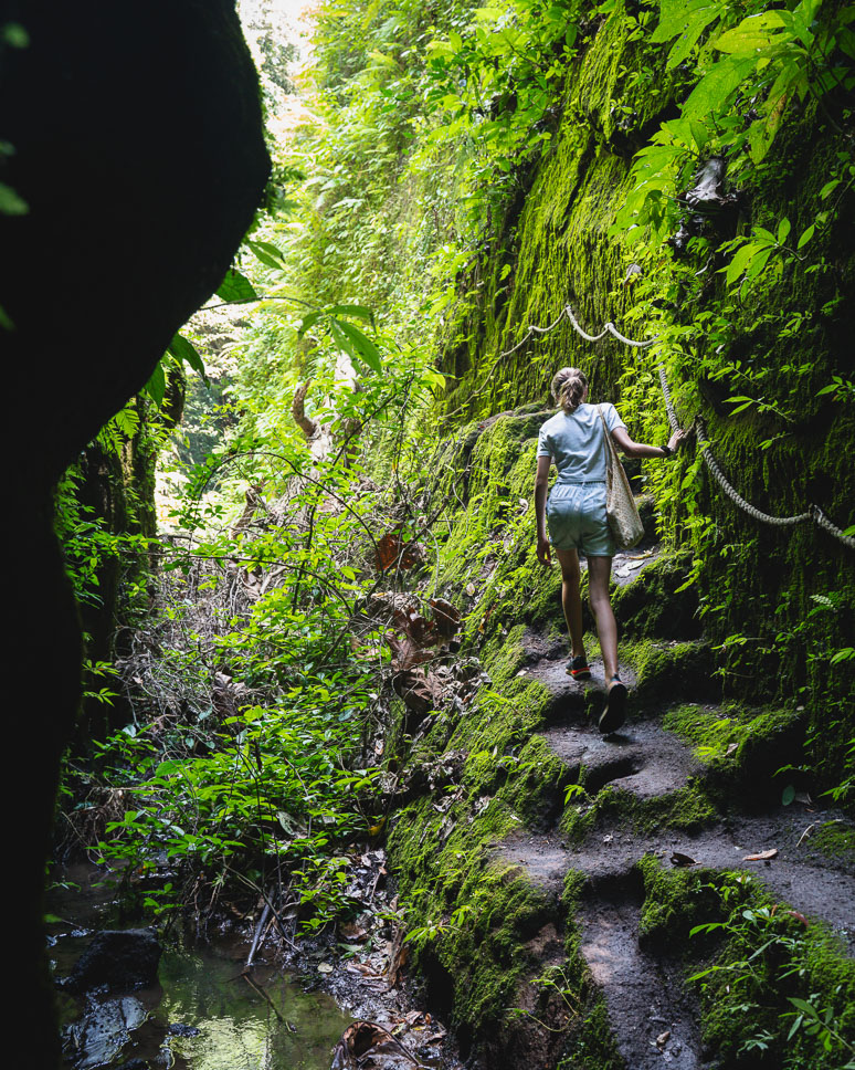 Hidden Places in Bali Sidemen Secret Waterfall