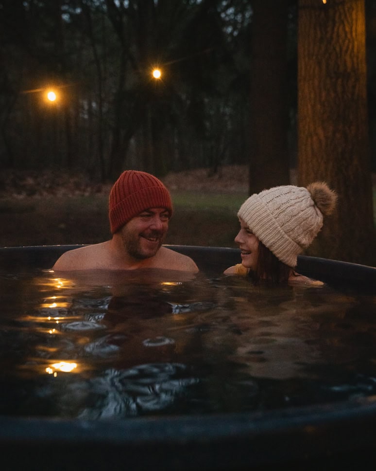 Hot Tub Winterwoods Camping Uniek Overnachten