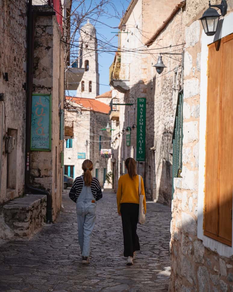 Bezoek Areopoli Mani Griekenland