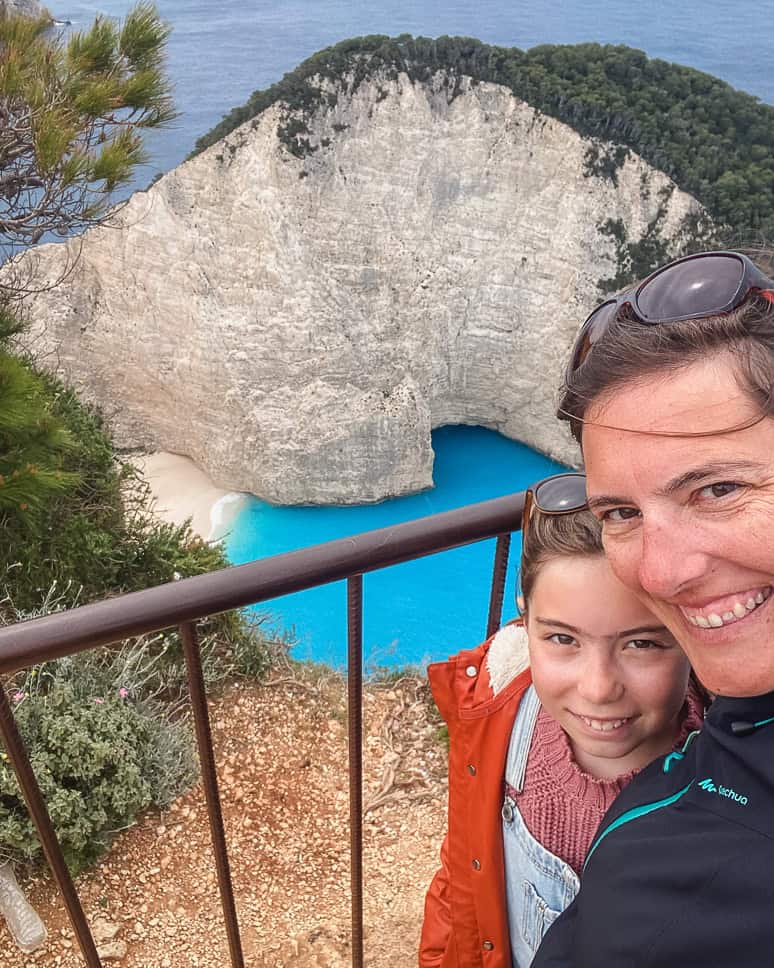 Viewpoint Navagio Beach Family