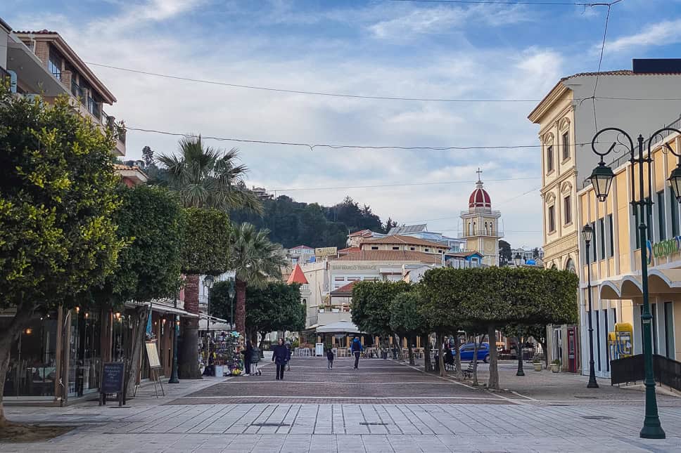 Visit Dionysios Solomos square Zakynthos