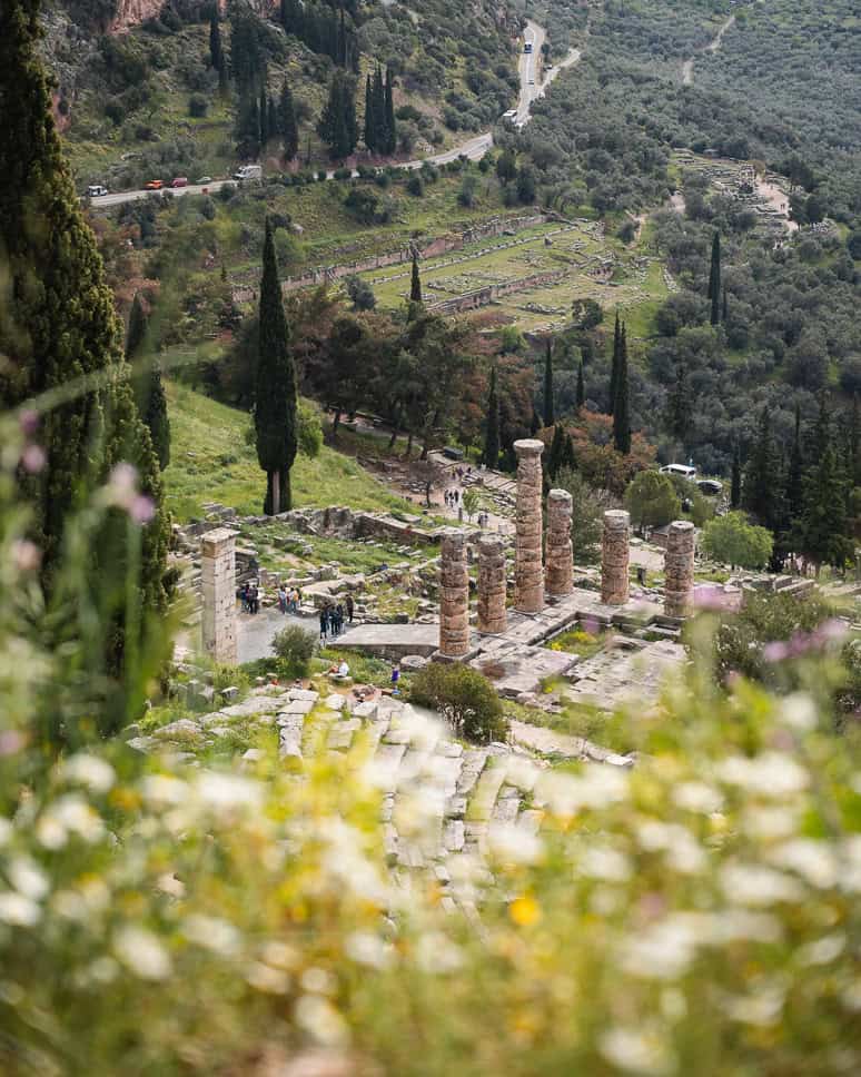 Delphi tempel Apollo Greece