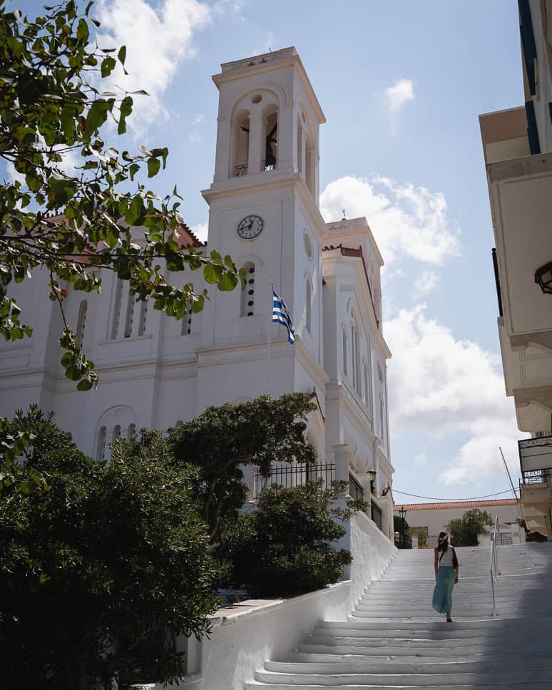 Andros reisroute Chora Kerk
