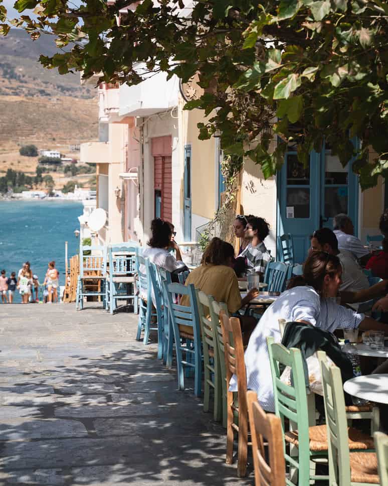 Favoriete plaatsen om te eten in Andros