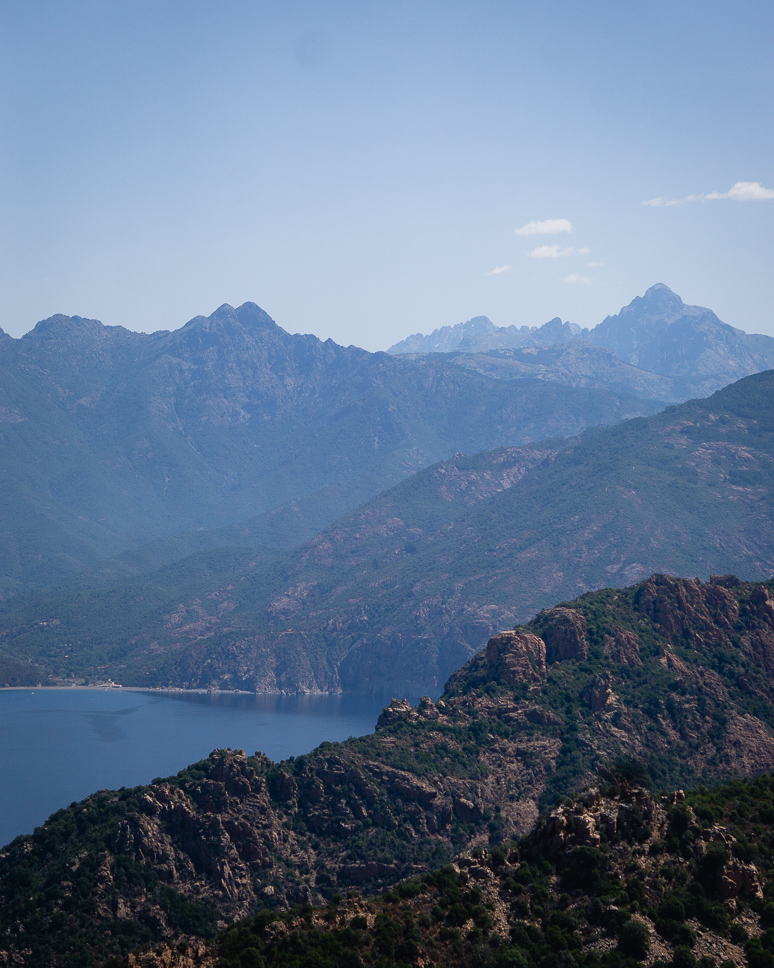 Calanques De Piana view mountains Corsica