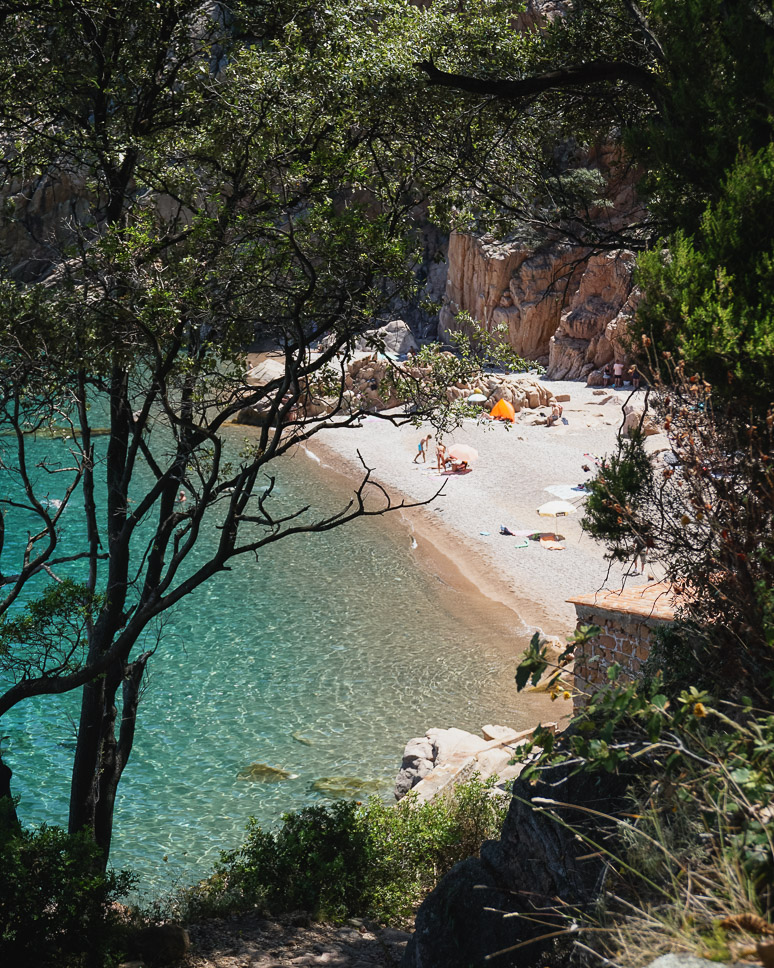View of Plage de Ficaghjola in Corsica
