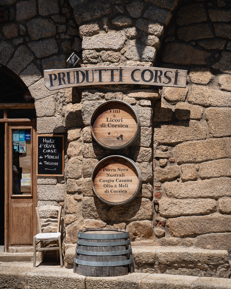 Local products in Corsica