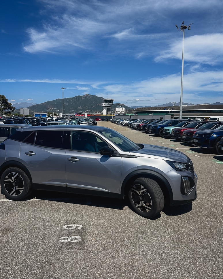 Vertrek huurwagen Ajaccio luchthaven