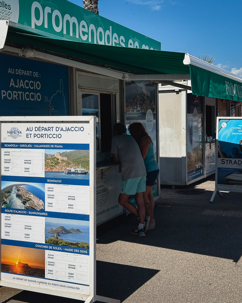 Tickets voor boottochten in de haven van Ajaccio